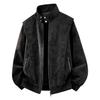Leather Jacket Men's Autumn New PU Leather Jacket Middle-aged Men's Thin Large Size Leather Jacket Casual Leather Jacket