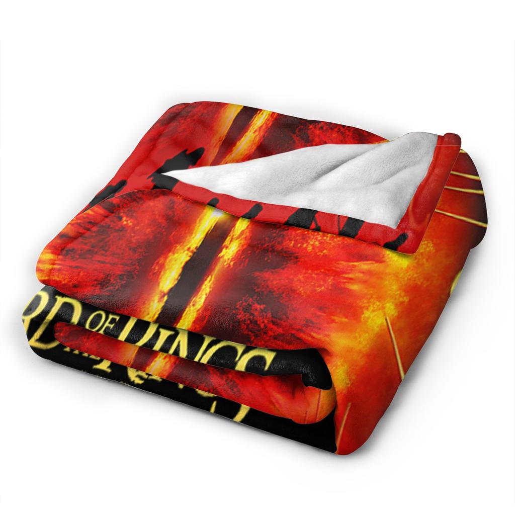 Lord-Of-Rings Blanket Eye of Sauron Warm Soft Pattern Plush Throw Blanket For Home Decor Decorative Flannel Bedspread Bed Cover