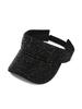 Womens Rhinestone Visor Cap For Sun Protection Beach Travel Casual Wear