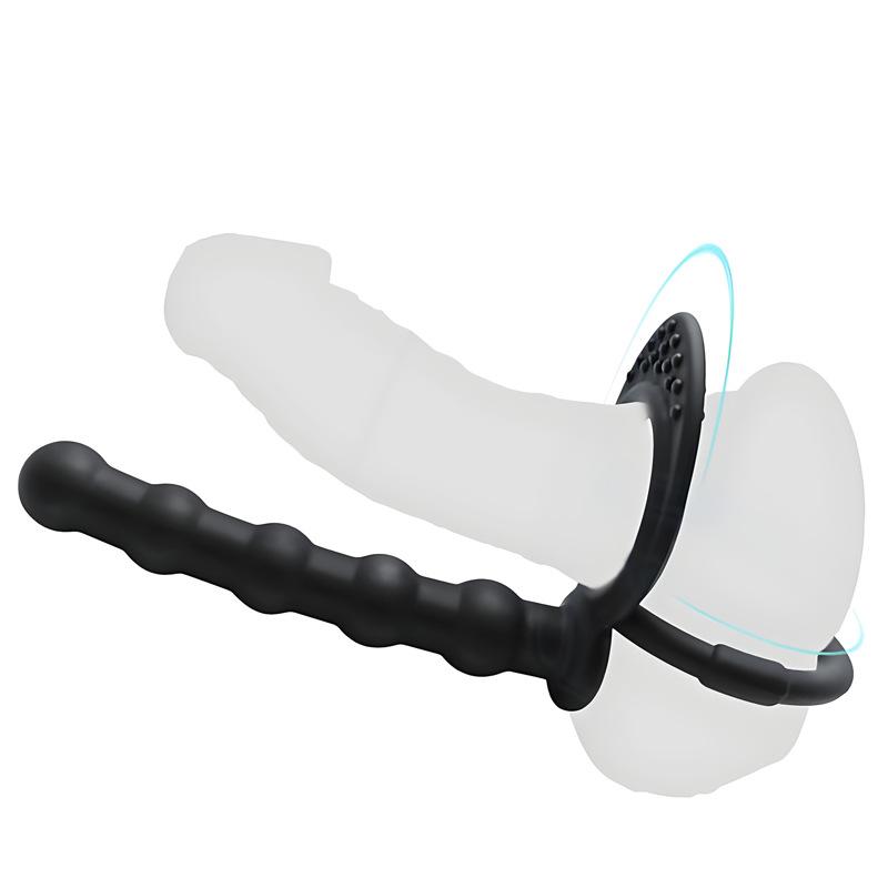 Prostate Massager Anal Plug Cock Ring Silicone