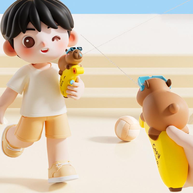 Funny Water Squirt Toys Cartoon Cute Capybara Water Sprinkler Outdoor Summer Long Range Water Spray Toys For Swimming Pools