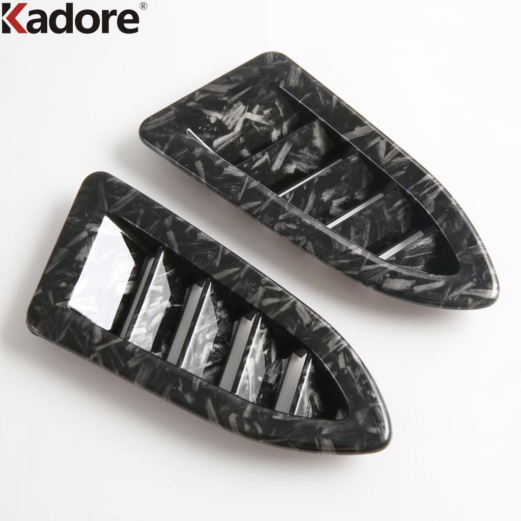 For Subaru Forester 2025 2026 Carbon Fiber Car Front Upper Air Condition Vent Outlet Cover Molding Trim Inteiror Accessories