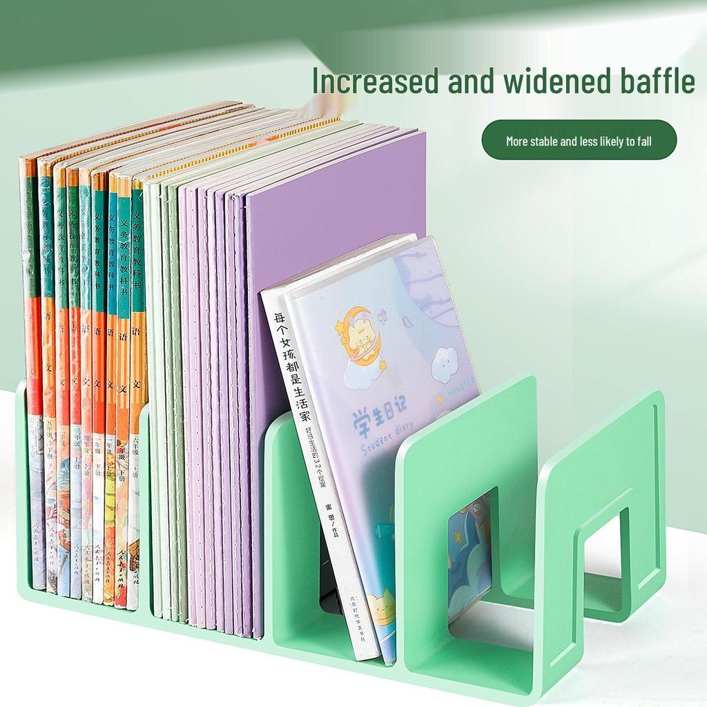 Transparent Bookstand & Clip for Student Desktop