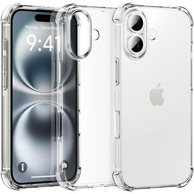 Silicone Shockproof Case for Iphone 17 17E 16 Pro Max 15 Plus 14 13 Mini 12 11 X Xs Xr Se 2022 2020 7 8 16Pro 15Pro Protective Phone Cover Accessories