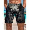 Men's Essential Casual Shorts Outdoor Wear Creative Fun Colorful 3D Printed Shorts Loose Casual Plus Breathable Cool Summer Versatile Shorts