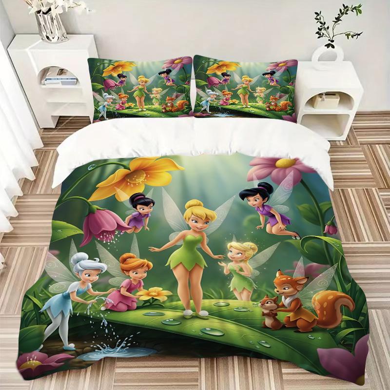 Fairy Garden Adventure Print 3Pcs Bedding Setduvet Cover With 2 Bedropillowcase Home Birthday Gift