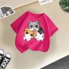 Children's Casual Short-sleeved T-shirt - Summer Boys' And Girls' Cute T-shirt