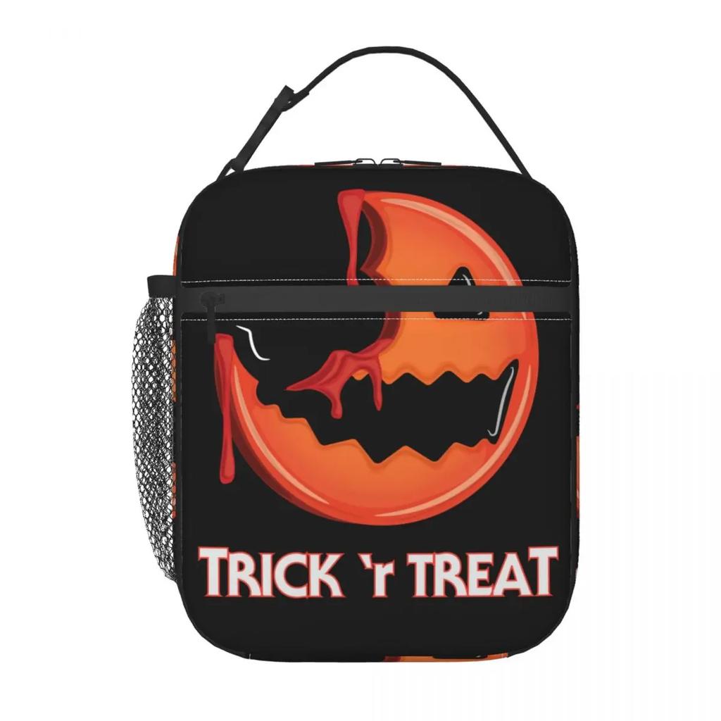 Treat Sam Halloween Horrorfilm Isolierte Lunchtaschen für Arbeit Schule Auslaufsicher Thermische Kühltasche Bento Box Frauen Kinder