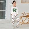 Children's Set - Boy And Girl Printed Thin Two-Piece Set With Long Sleeves And Pants