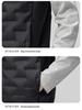 Men's Lightweight Stand-Up Collar Down Vest - Winter Warm Sleeveless Gilet with 90% White Duck Down