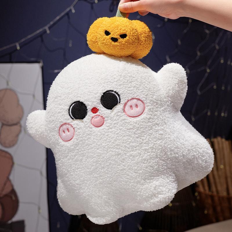 Muñeco de Peluche Fantasma Divertido de Dibujos Animados Almohada Calabaza Polilla Fantasma Juguete de Peluche Truco o Trato Decoración de Festival para el Hogar Regalos Para Niños