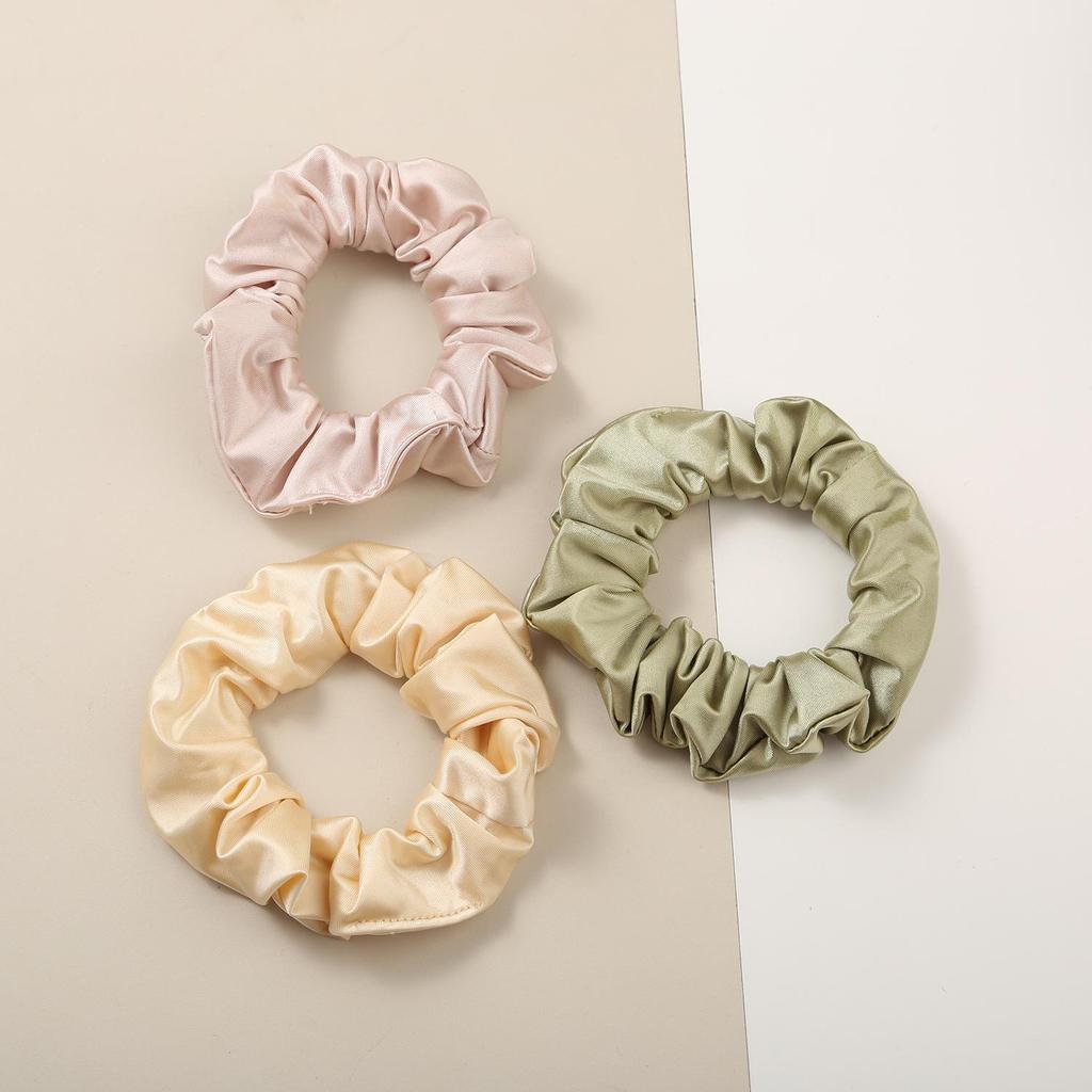 2026 High-End Summer Silk Hair Tie for Women – Elegant Simulated Silk Hair Rope