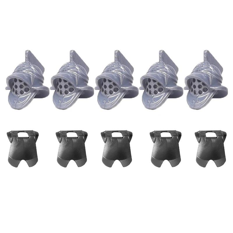 MOC Medieval Weapon Knight Building Block Accessories Character Helmet Hat Academic Gown Axe Sword Shield Brick Toy Gift K073