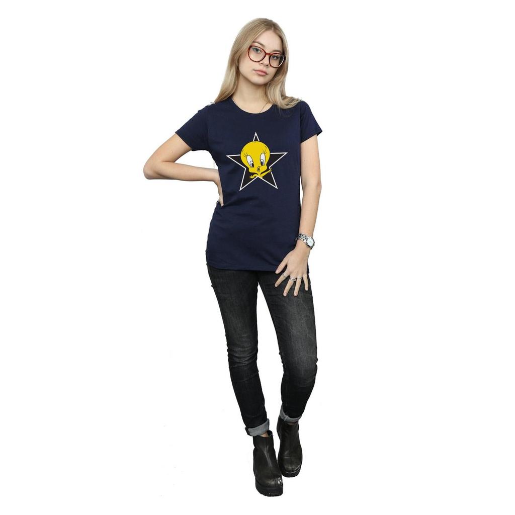 Looney Tunes Womens/Ladies Tweety Pie Star Cotton T-Shirt