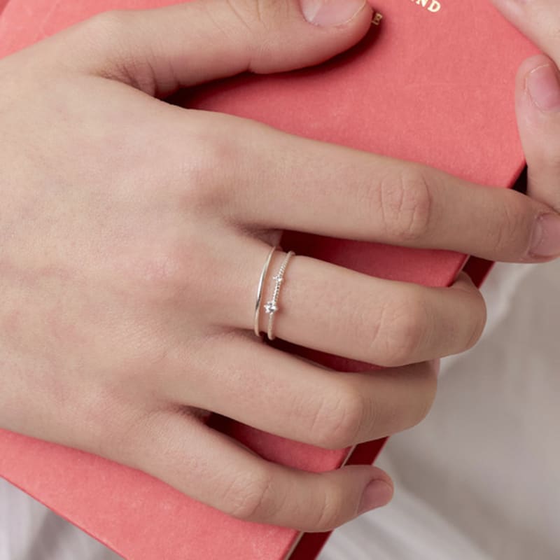 ENGBROX evergreen cubic ring