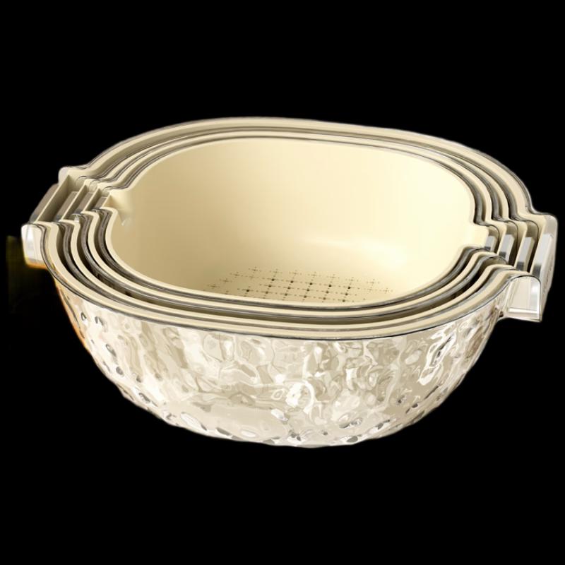 

ABXTAO Water Ripple Kitchen Drain Basket Set