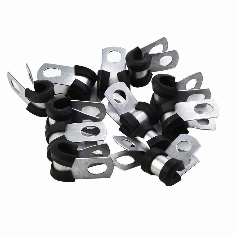 (4,7 mm) Spony na brzdové potrubí 3/16\\\" Pro 3/16\" potrubí kov+guma