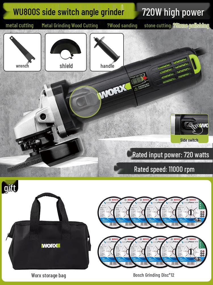 Wickes Angle Grinder Mini Polisher with Speed Control