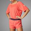 Adidas Ekiden Running Tee Unisex Tops Orange IU0691
