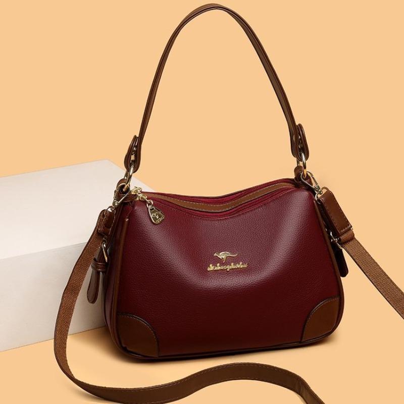 women's bag new handbag women's bag large capacity soft leather shoulder messenger bag versatile hand bag