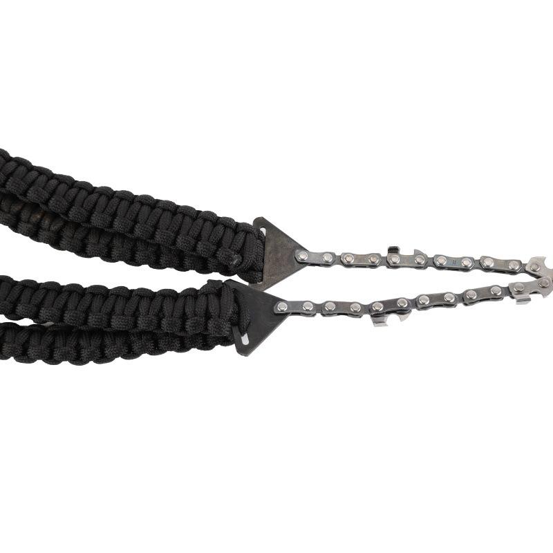 1Pc Outdoor Paracord Hand Chainsaw Garden Logging Chainsaw Portable Folding Chainsaw Outdoor Survival Line Saw