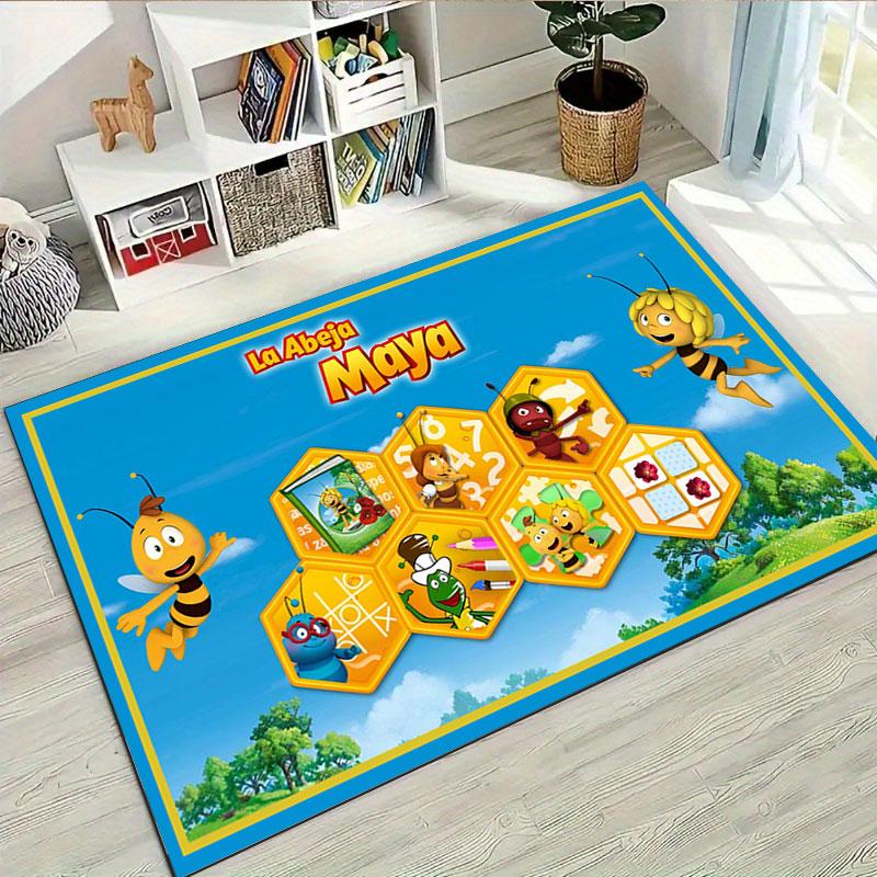 Maya the Bee Rug , suitable for living room, bedroom, game room, computer room and home décor.