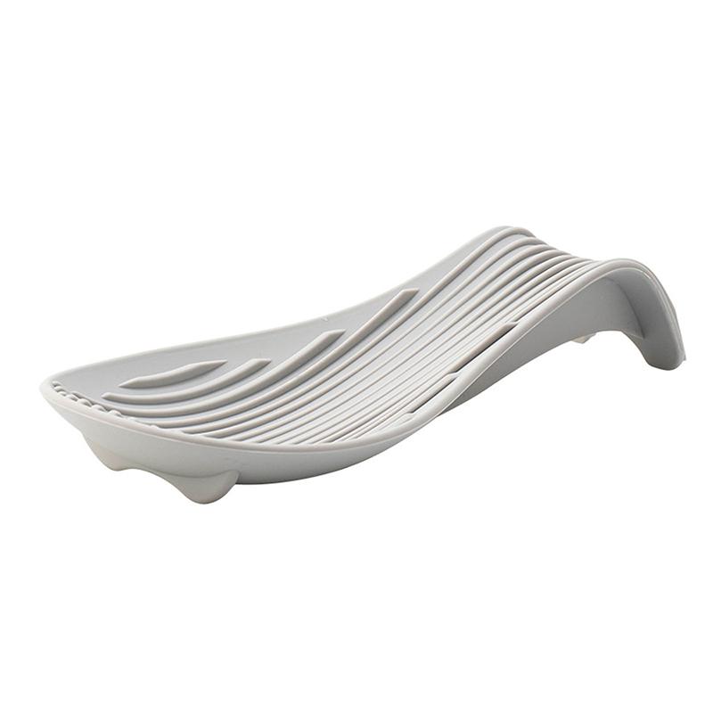 1 Pièce Support de Cuillère en Silicone Repose-Cuillère de Cuisine Ustensile Résistant à la Chaleur Étagères de Rangement Outils de Cuisine Accessoires de Cuisine