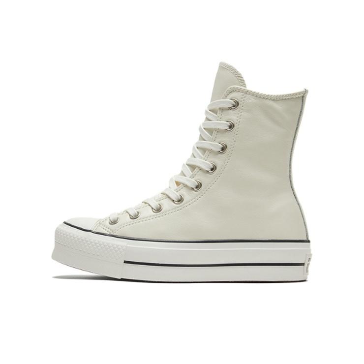 Converse Women's White Chuck Taylor All Star Lift X-High Egret Sneakers Black 569720C Cm