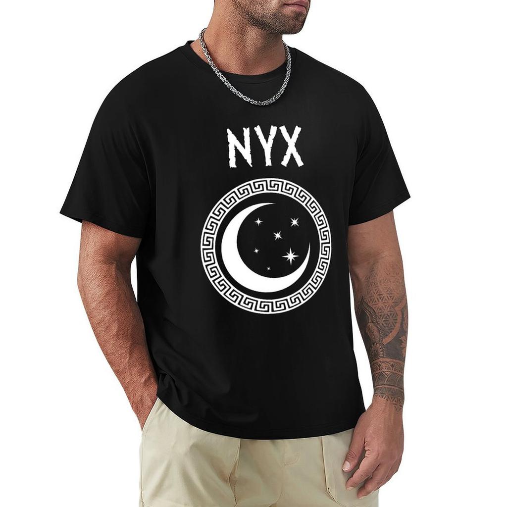 Nyx Greek Goddess of Night Symbol TShirt Casual Basic Short Sleeve TShirt