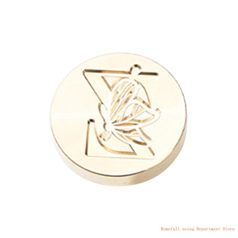 Butterfly Letter Pattern Wax Stamp Head, Sealing Wax Stamp Head Replacement