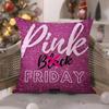 Minaj-Singer Pink Friday Pillow Case Comfort Sofa Bed Silky Elegant Invisible Zipper Decorative Cushion Cover