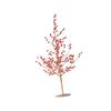 Birch Tree Christmas Decoration Photo Props Waterproof Sparkling 48cm Money Tree Artificial for Mall Holiday Room Inside Outside