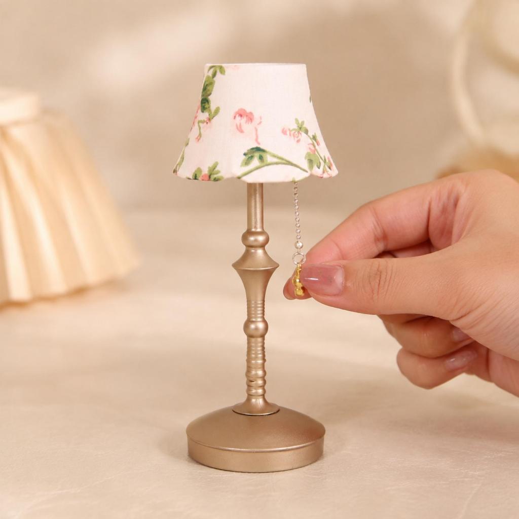 Metal Miniature Table Lamp Freestanding Classic Sturdy