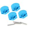 5MM Wheel Hex, Pins Fit for   1 14 144001 Ruote Bianche Mount Hubs Nut with Kit   RC CarBlue 1266B