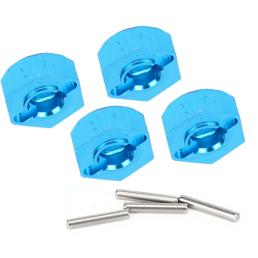 5MM Wheel Hex, Pins Fit for   1 14 144001 Ruote Bianche Mount Hubs Nut with Kit   RC CarBlue 1266B