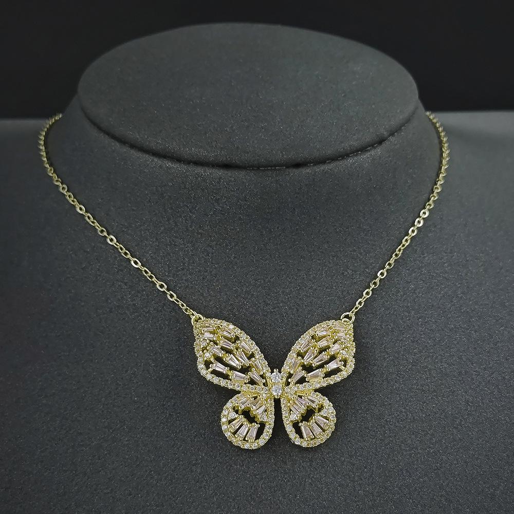 Самое продаваемое ожерелье с подвеской-бабочкой x6092