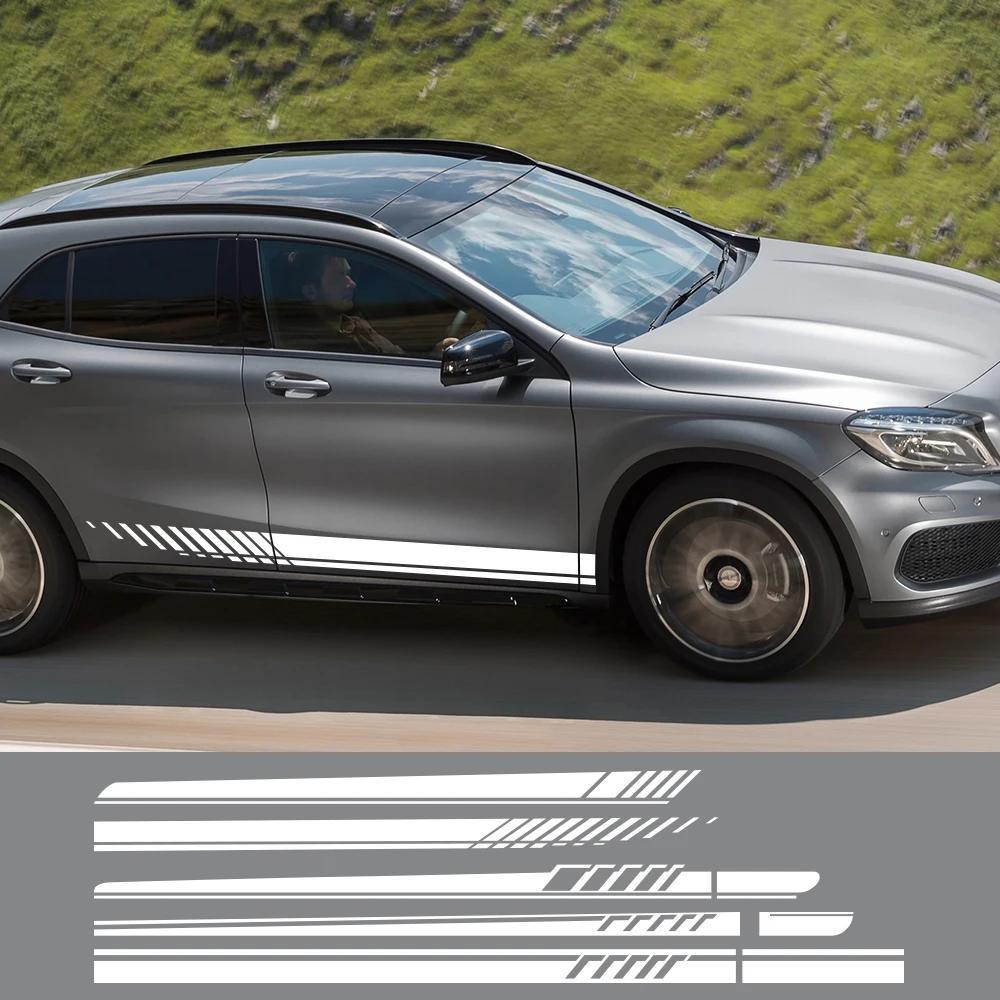 Různé styly samolepek na auto pro Mercedes Benz GLA GLA45 GLA180 GLA200 GLA220 GLA250 X156 H247 AMG pruhy vinylová nálepka příslušenství