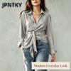 חולצות פולו קז'ואל ארוכות שרוולים לנשים של JPNTKY