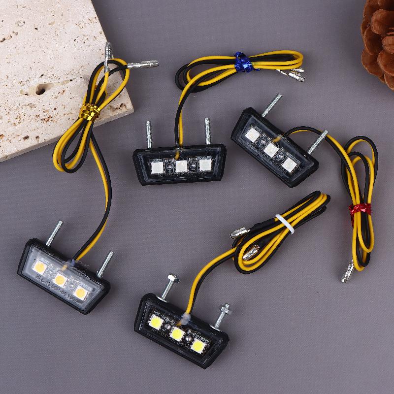 12V Led Light Waterproof Motorcycle License Light Motorcycle License Plate Rear Tail Light Motorcycle License Plate Holder Light