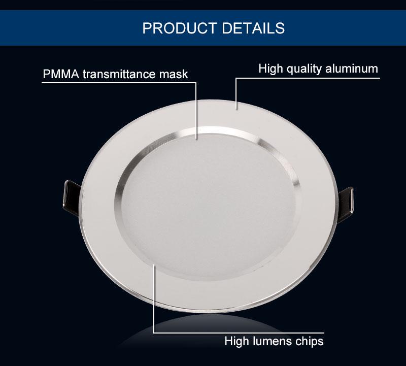 PANNELLO LED 3 W-24 W Faretto Da Incasso Luce Da Incasso Plafoniera - Foto 13