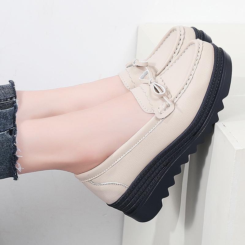Damen Slipper Plateau Klobig Dame Sommer Lässig Klassisch Büro Dame Dicke Sohle Höhenerhöhung Shake Schuhe