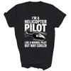 Helicopter Pilot Flying Aircraft Airplane Unisex Shirt Gift