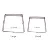 Cake Stainless Steel Adjustable Cake Ring Square Shaped Mousse Cake Cutter Baking Pastry Baking Tool for Birthday Cake Party Dessert Restaurant Kitch