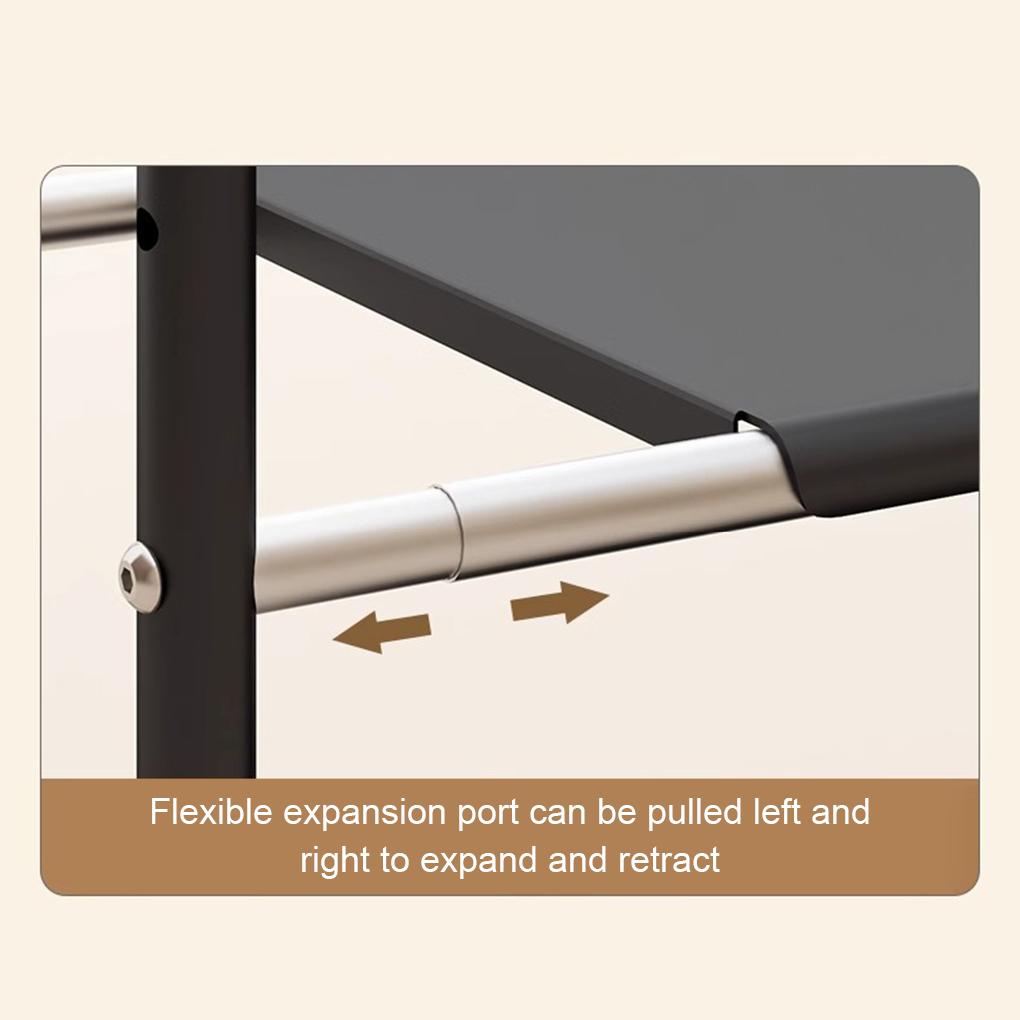 Metal Multifunctional Sink Organizer Adjustable Rack For Under Sink Storage Retractable Storage Rack