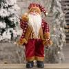 1 Pcs Santa Claus Doll Festival Decoration Standing Pose Doll Creative Chaifu Backpack Doll Desktop Decoration Window Decoration