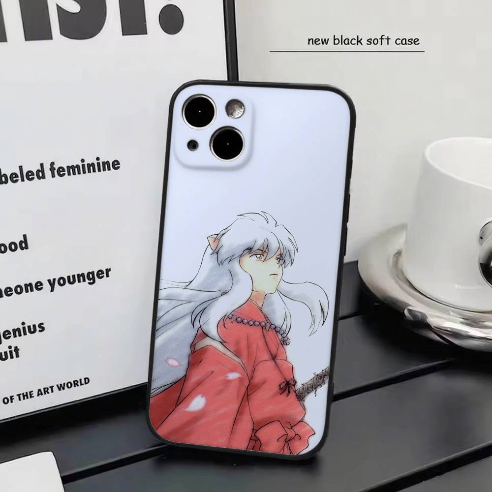 Retro Anime I-Inuyasha Phone Case Silicone Soft For IPhone 17 Air 16 15 14 13 12 11 Plus Pro Max Plus