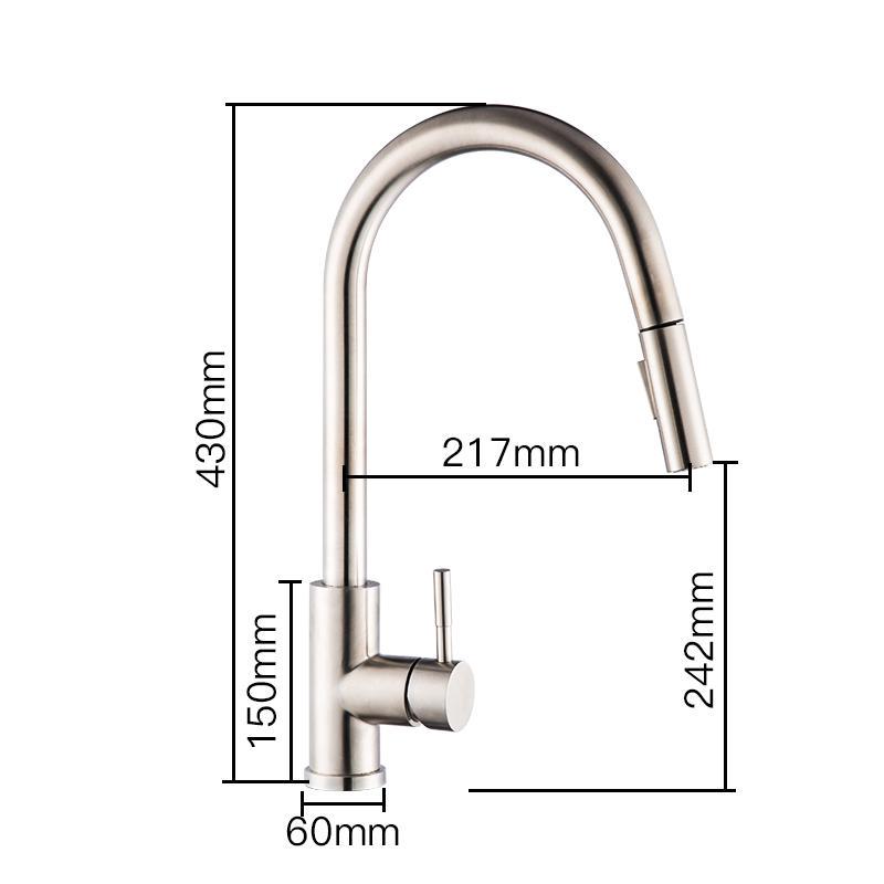 Buy GAPPO Kitchen Sink Faucet Sensor Stainless Steel Touch Faucet Single Handle Kitchen Faucet