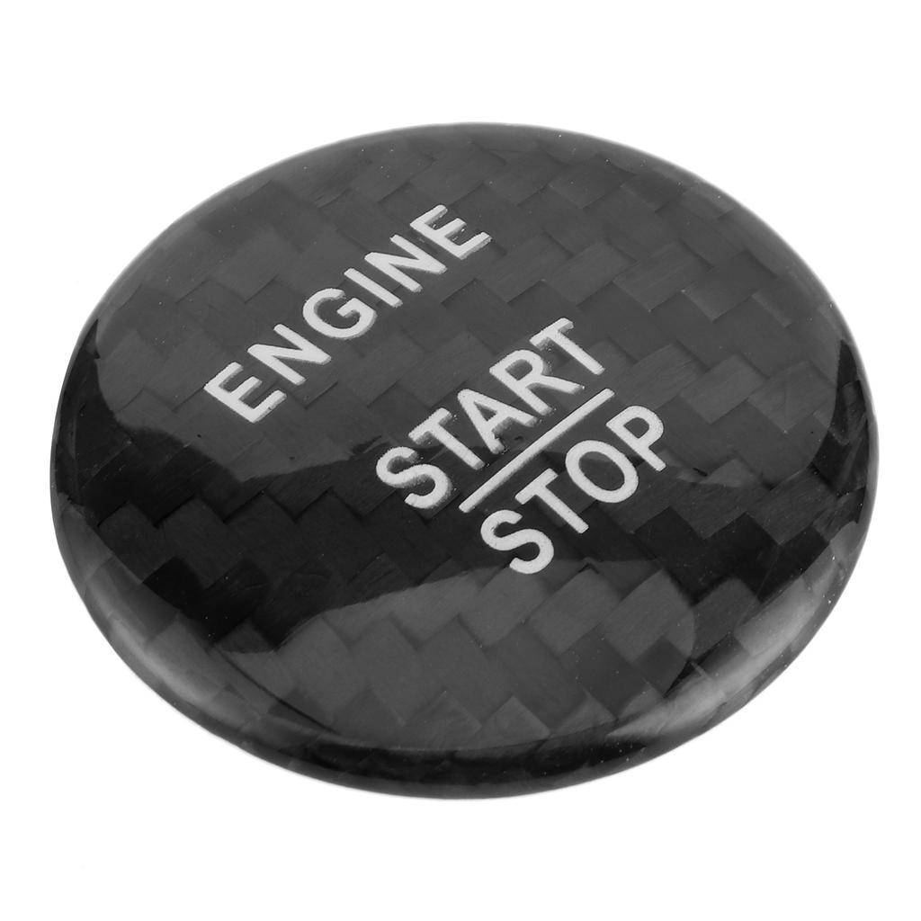 Carbon   Engine Start Stop Button Cover Trim Fit for   B C E S CLA   Class