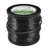 Round String Trimmer Line for   3.3mm Black High Cutting Efficiency Trimmer Line for Most Lawn Mowers Farm