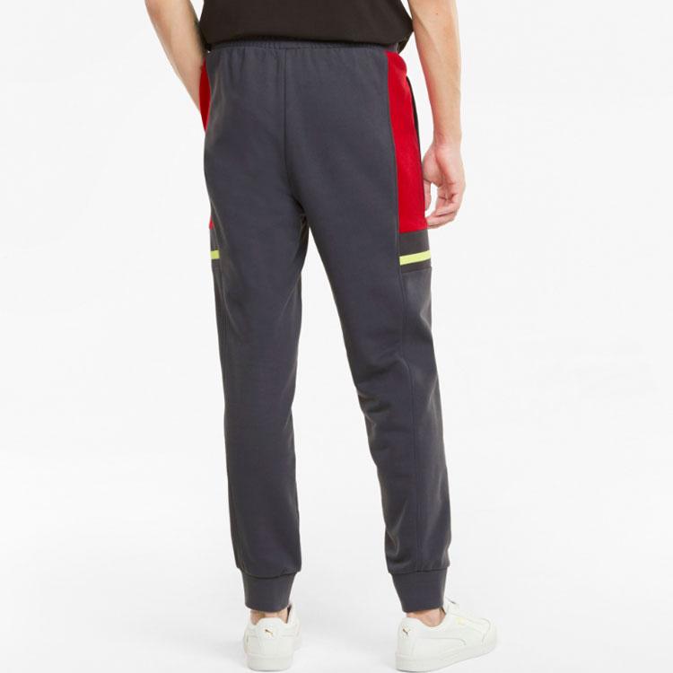Puma Colorblock Joggers With Drawstring Men Bottoms Black Tan 533206-64